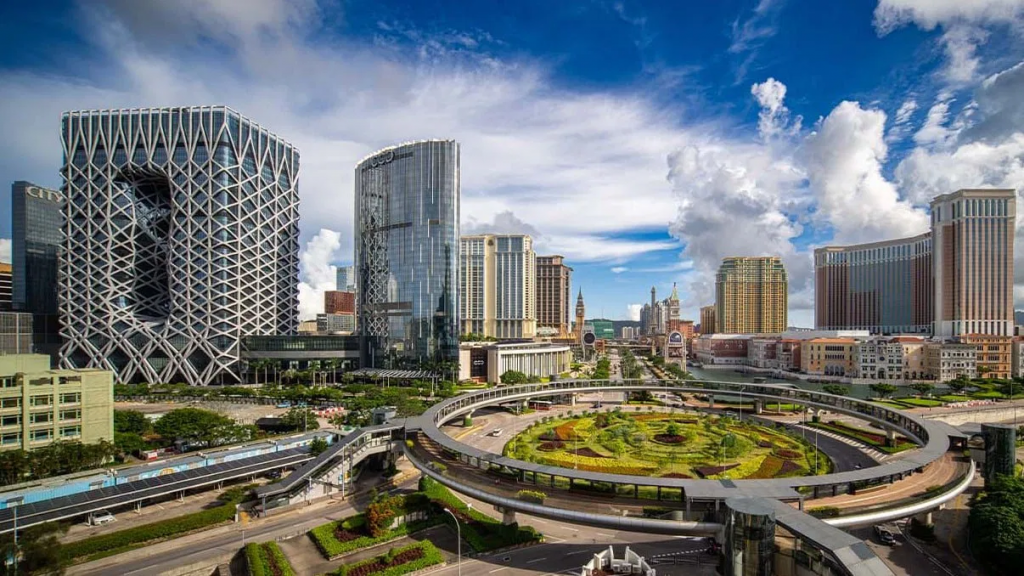 澳门赌场中介复苏背景下澳门天际线