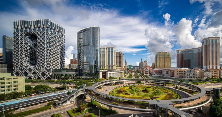 澳门赌场中介复苏背景下澳门天际线