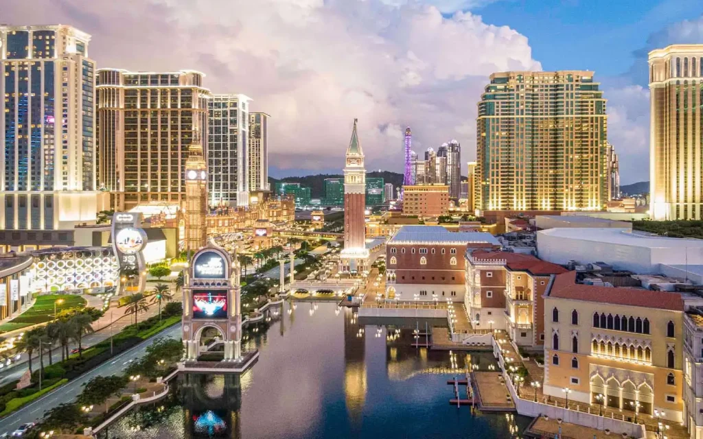 澳门路氹金光大道夜景