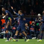 欧冠16强球队庆祝晋级瞬间