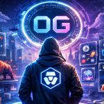 预测市场主题插画展示加密平台与体育合约界面