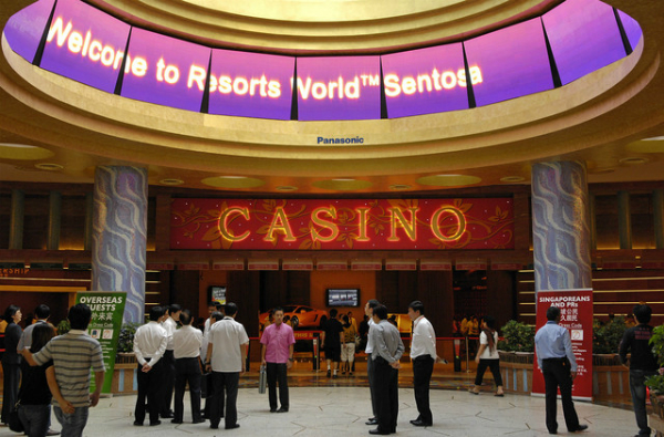 圣淘沙名胜世界赌场入口大厅