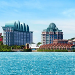 圣淘沙名胜世界滨海酒店群外观