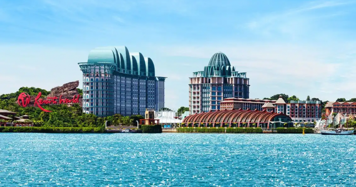 圣淘沙名胜世界滨海酒店群外观