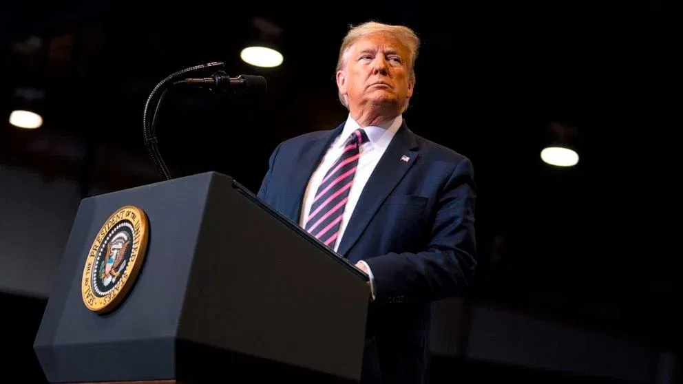 特朗普发表国情咨文演讲现场