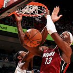 阿德巴约热火比赛扣篮得分瞬间