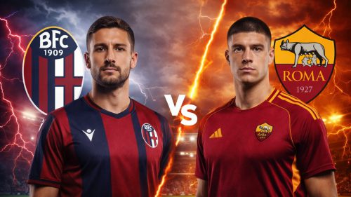 博洛尼亚与罗马球员欧战对决形象图