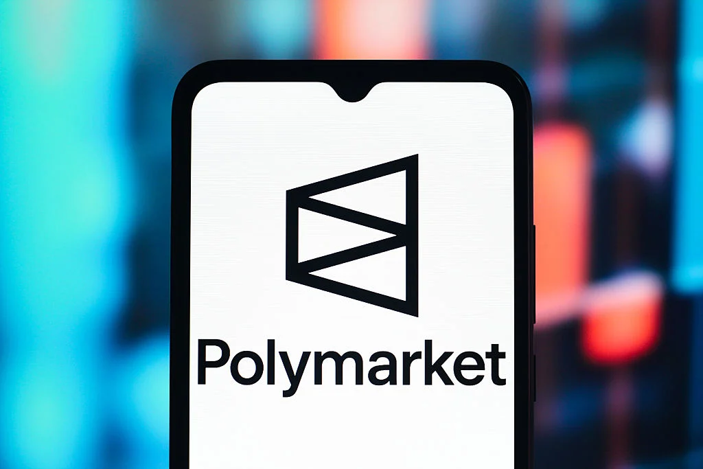 加拿大预测市场平台Polymarket标识与体育合同议题画面