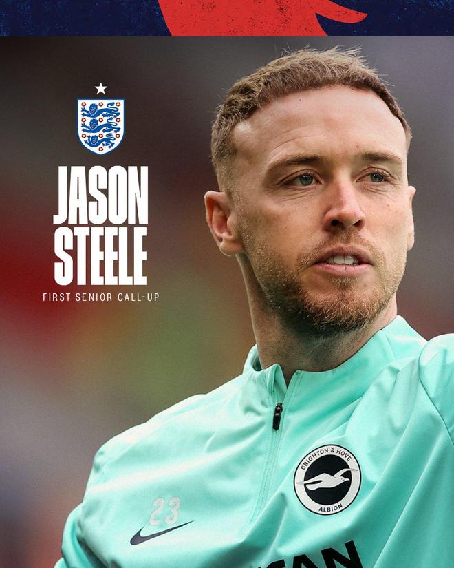 英格兰队官宣斯蒂尔首次入选成年国家队海报