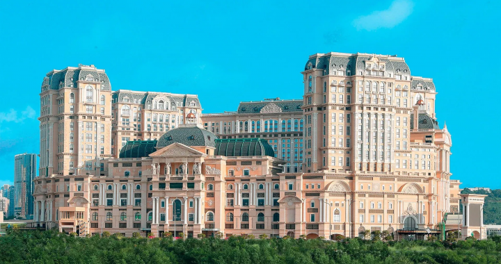 澳门葡京皇宫度假酒店外观建筑全景