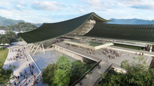 广州从化赛马场建筑设计效果图展示大型赛马综合体结构