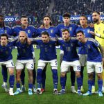 意大利国家队赛前阵容合影现场