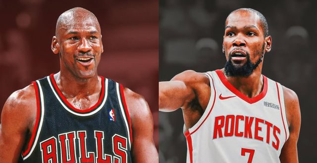 乔丹与杜兰特球衣对比展现不同时代得分王者