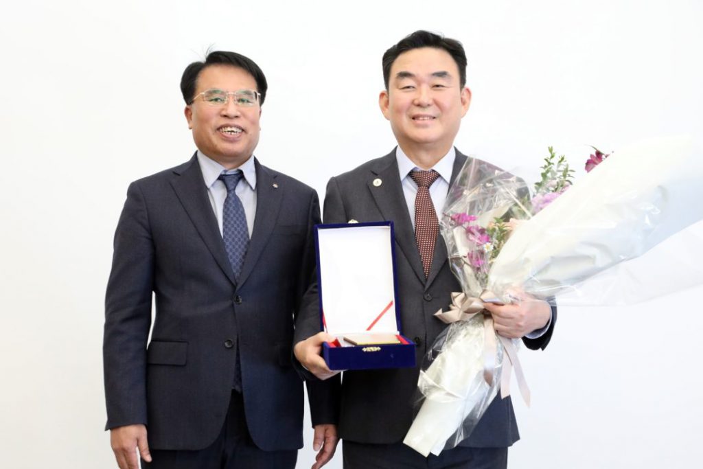 韩国江原乐园新任代理董事长Nam Han-Gyu任命仪式