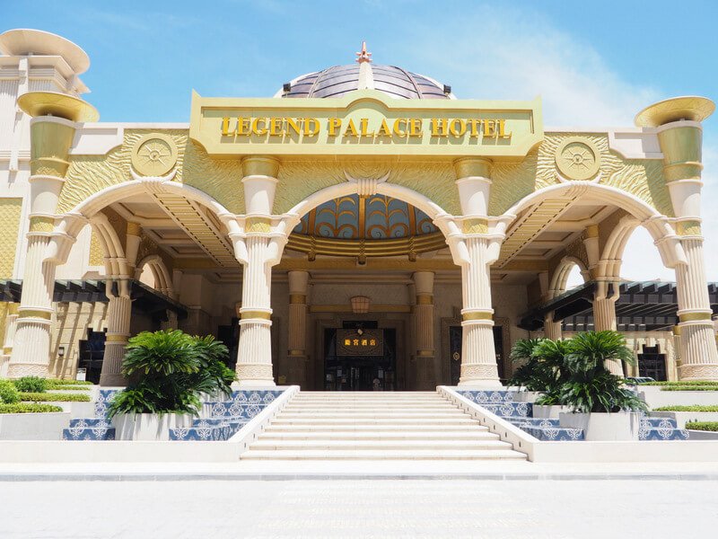 澳门传奇宫酒店外观展示赌场关闭后物业情况