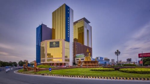 金边NagaWorld综合度假村外观及城市地标