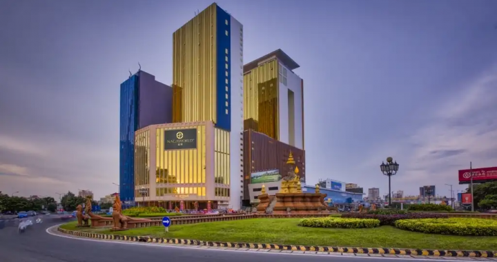 金边NagaWorld综合度假村外观及城市地标