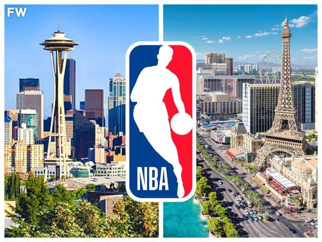 NBA扩军城市拉斯维加斯与西雅图城市对比图