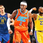 NBA争冠球队雷霆掘金湖人核心球星对比图