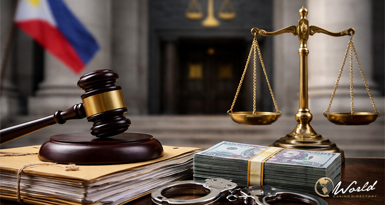 菲律宾法院法槌与现金证据象征贿赂案件审理