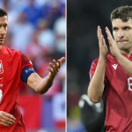 波兰与阿尔巴尼亚核心球员赛前对比画面