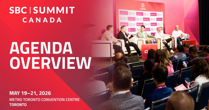 加拿大SBC峰会行业论坛现场与议程发布会议画面