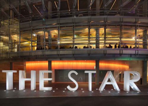 澳大利亚悉尼星亿赌场综合娱乐中心外景夜景