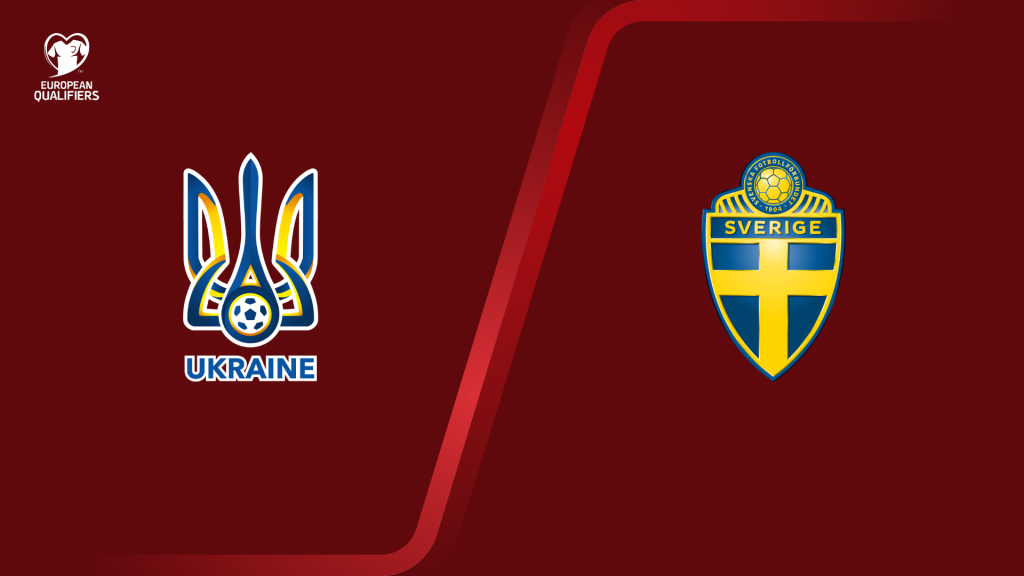 世界杯附加赛乌克兰vs瑞典对阵海报