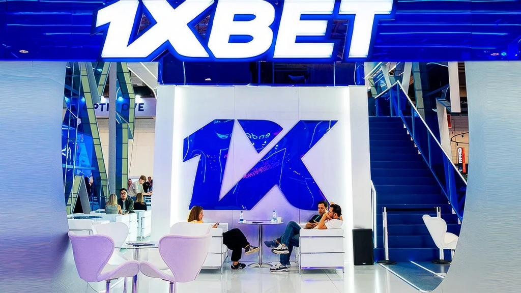 1xBet展会展位现场
