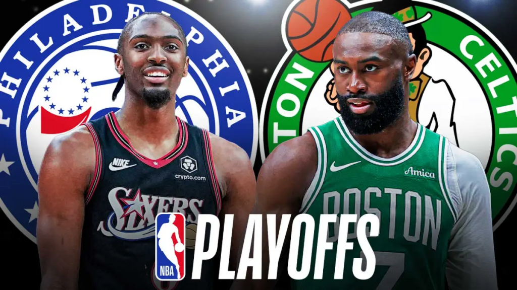 76人凯尔特人季后赛对决海报