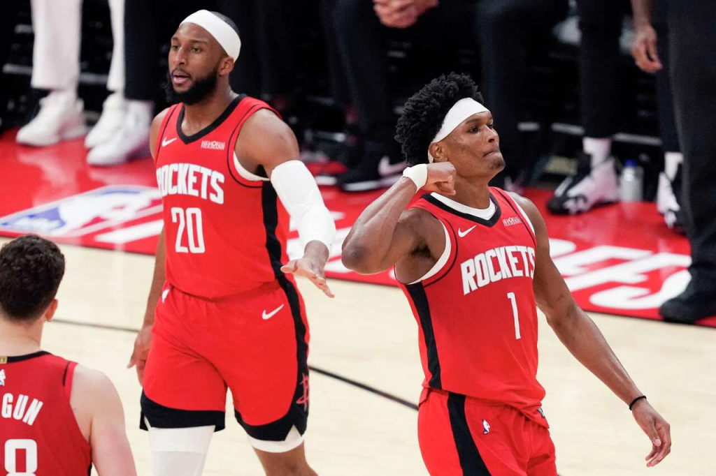 阿门汤普森火箭比赛特写