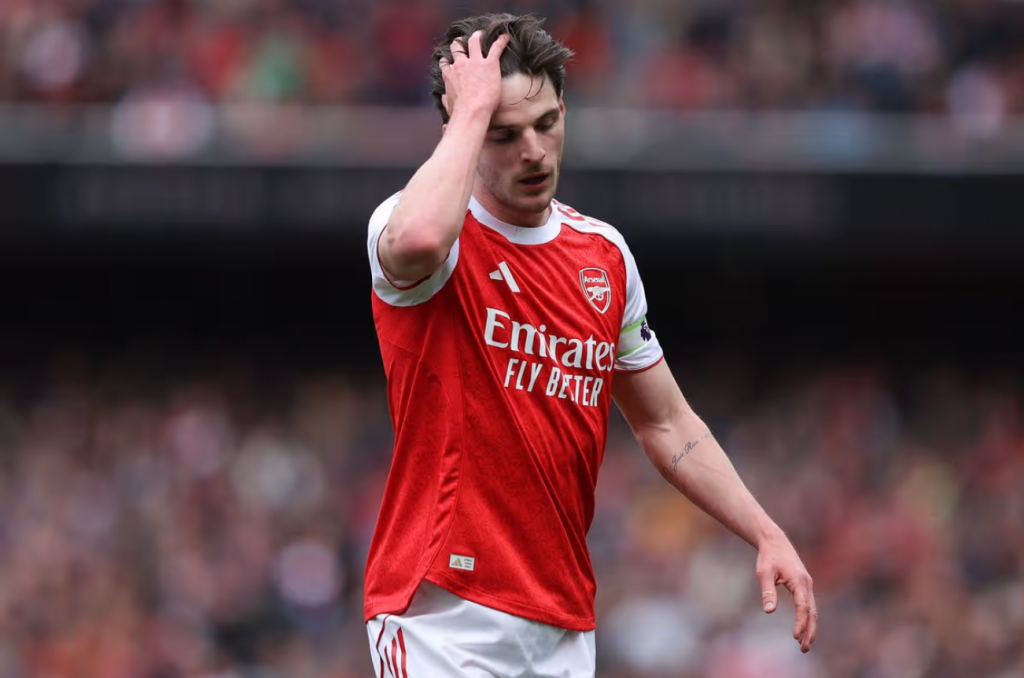 阿森纳球员赛后懊恼神情