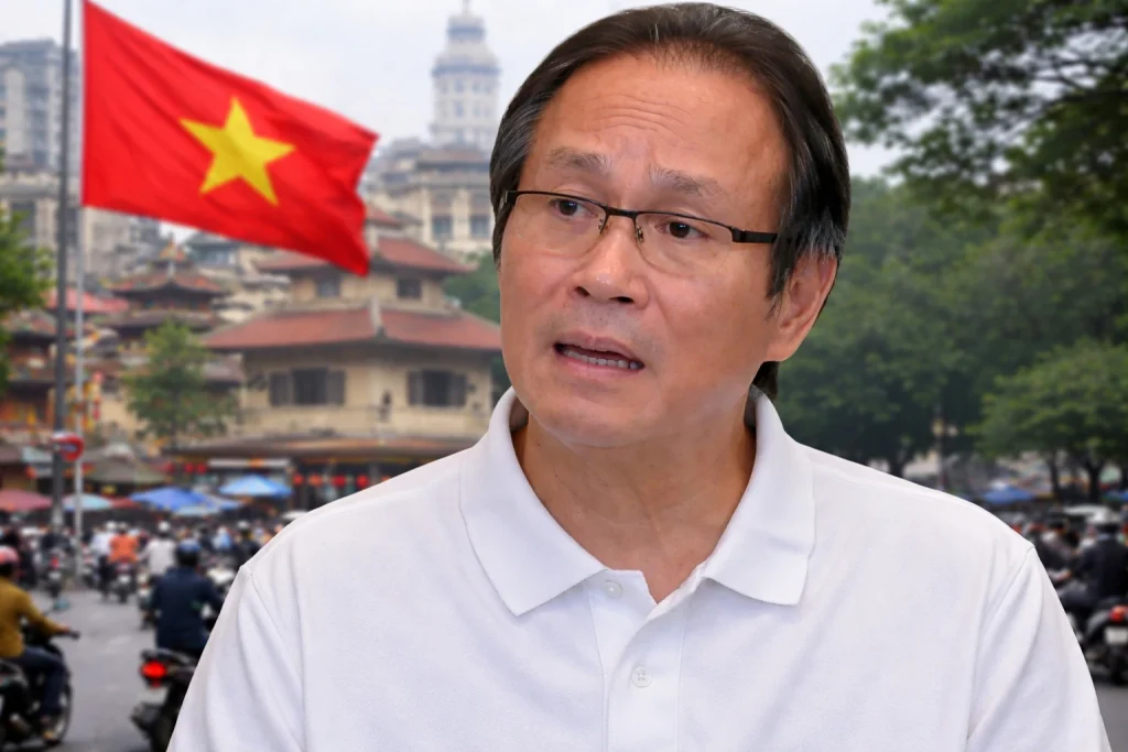 阿通·昂背景配越南国旗画面引发越南藏身关注