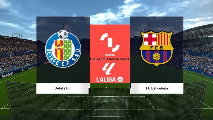 赫塔菲对阵巴萨比赛海报