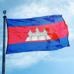 柬埔寨国旗画面对应柬埔寨赌场调查新闻