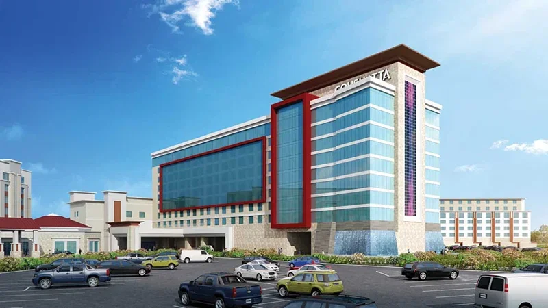 Coushatta Casino Resort酒店建筑效果图