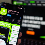 DraftKings体育博彩应用界面与在线投注系统展示