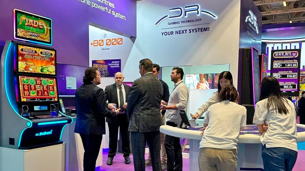 DRGT在G2E Asia展位展示赌场技术方案