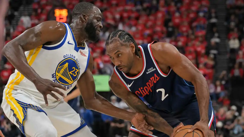 格林贴身防守伦纳德附加赛关键回合