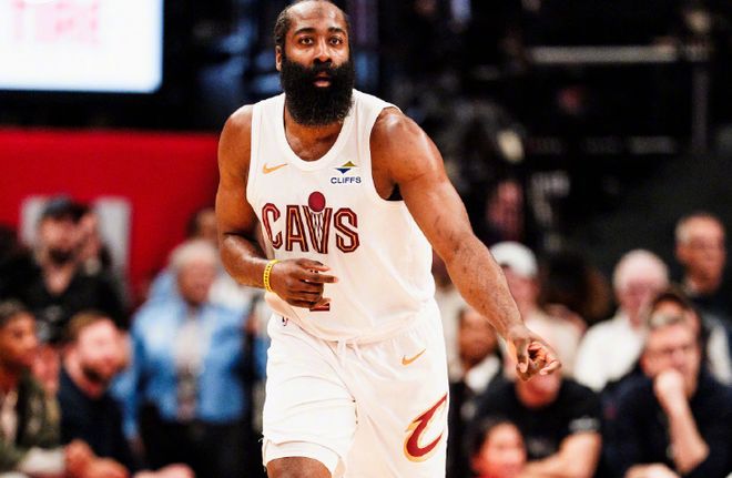 哈登骑士季后赛持球推进