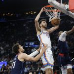 霍姆格伦篮下暴扣扩大雷霆领先