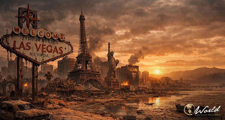 拉斯维加斯衰退主题城市景观概念配图