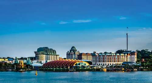 圣淘沙名胜世界海滨综合度假村外景图