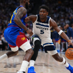 爱德华兹突破掘金防线