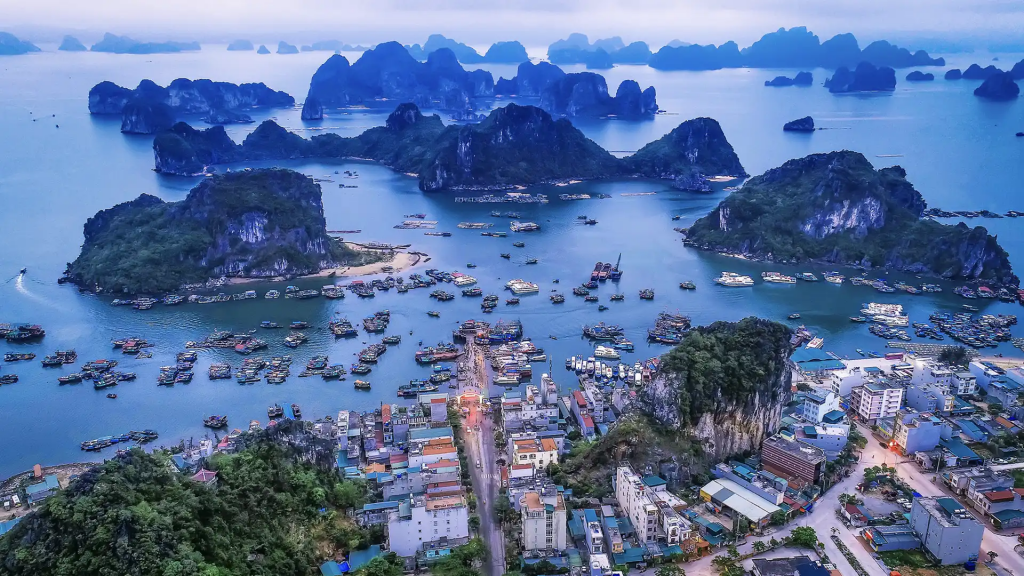 越南下龙湾旅游景观