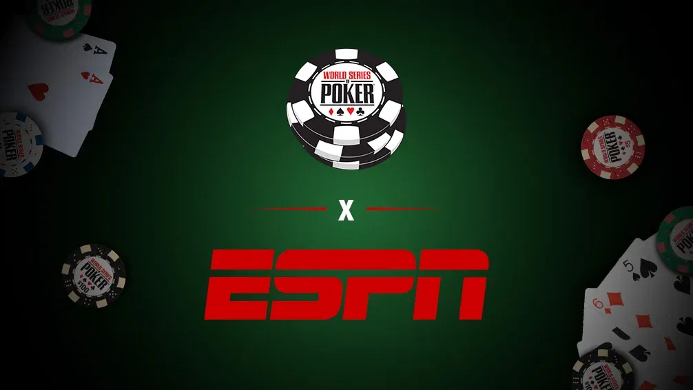 WSOP与ESPN合作扑克赛事转播品牌视觉画面