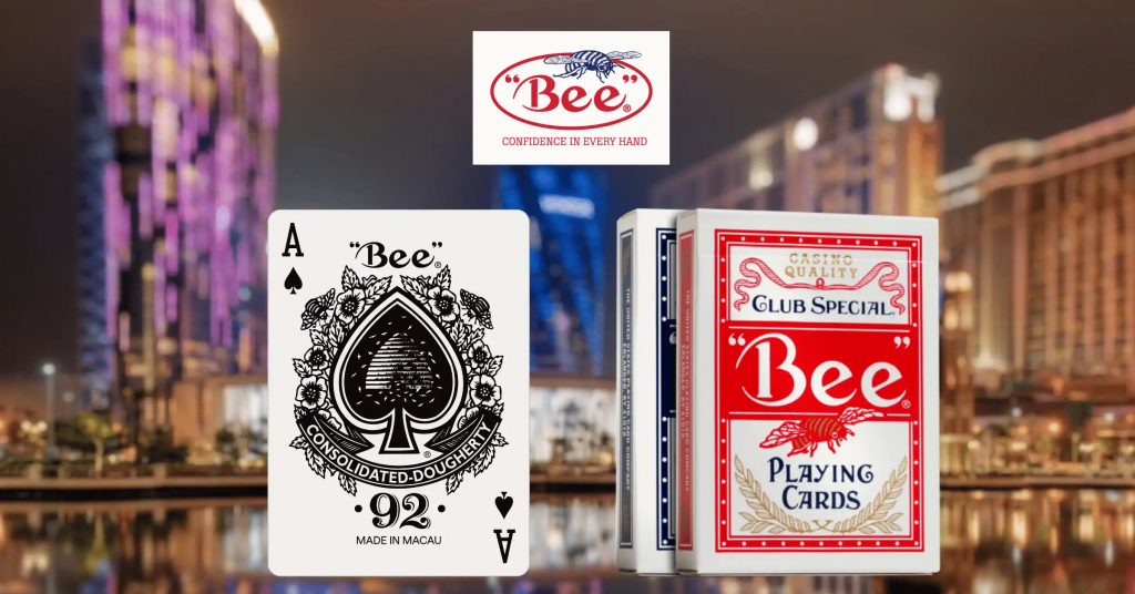 Bee Macau赌场级扑克牌与Bee品牌纸牌盒，澳门本地制造工厂全面投产供应博彩市场