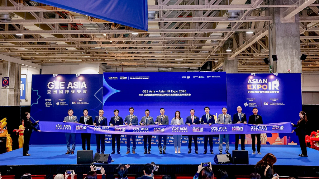 G2E Asia与Asian IR Expo在澳门举行开幕剪彩仪式，行业代表共同出席