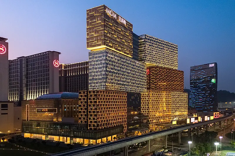 澳门美狮美高梅夜景，美高梅中国计划发行美元高级票据用于偿还循环信贷