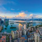澳门半岛与路氹金光大道城市景观，摩根大通称金沙中国首季澳门博彩市占率升至26.2%